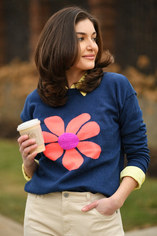 LISA TODD GALAXY DAISY SWEET TALK SWEATER